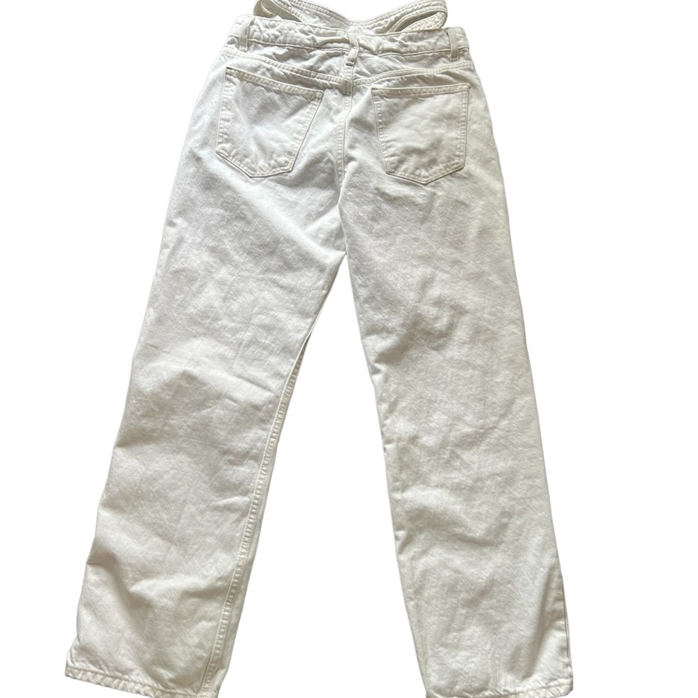 Zara LOW-RISE BAGGY JEANS White Size 34/6 - Picture 10 of 14